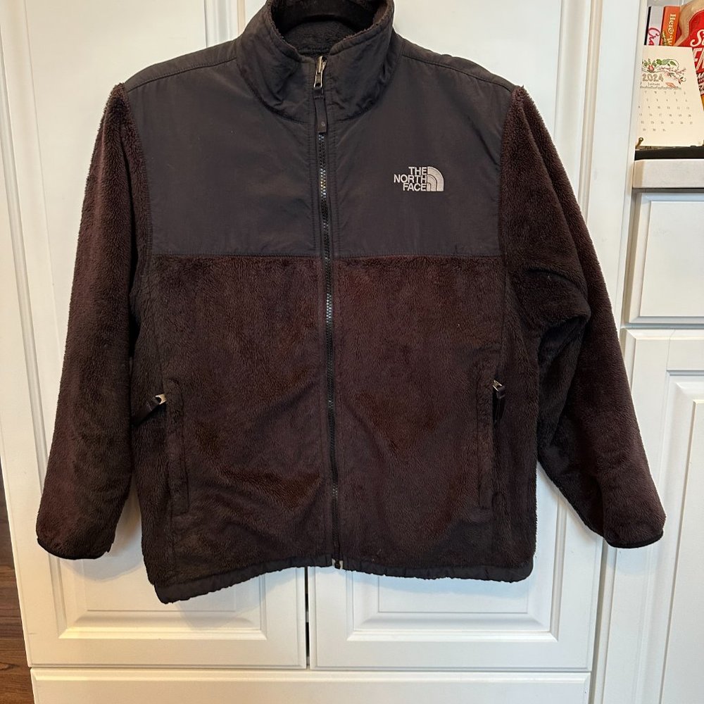 North Face Full Zip Black Fleece, Size Large